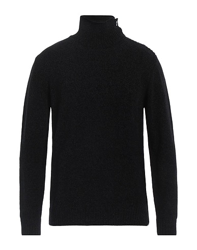 LIU •JO MAN Polo neck Black 60% Polyester, 40% Acrylic