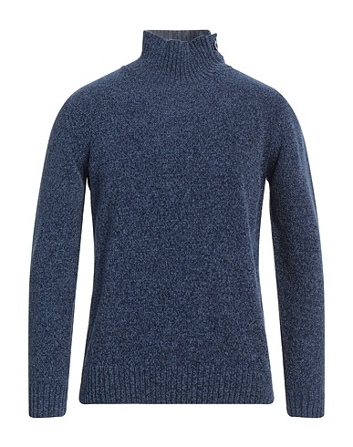 LIU •JO MAN タートルネック ネイビー ポリエステル 60% / アクリル 40%