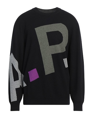 A.P.C. Jumper Black 100% Virgin Wool