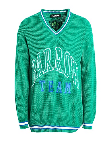 BARROW Jumper Green 40% Merino Wool, 30% Viscose, 20% Polyamide, 10% Cashmere
