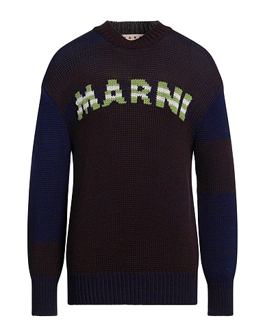 MARNI Pullover Testa di moro 100% Lana Vergine
