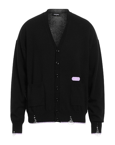 DSQUARED2 Cardigan Black 69% Virgin Wool, 30% Cashmere, 1% Polyester