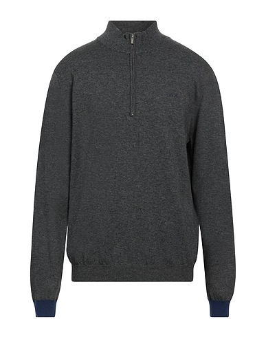 SUN 68 Jumper with zip 50% Merino Wool, 50% Cotton