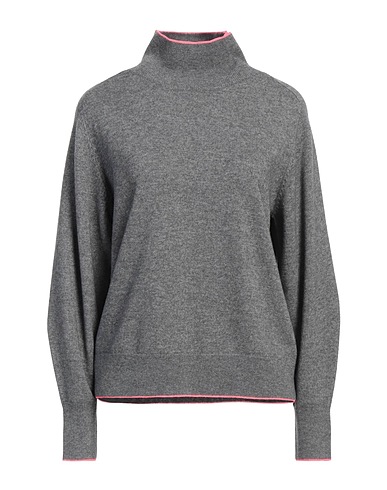 PINKO Polo neck Grey 70% Wool, 30% Cashmere, Polyester