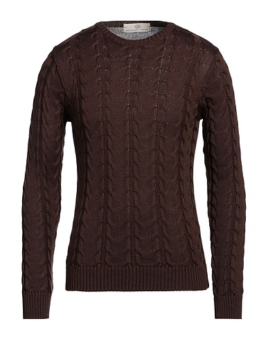OFFICINE DEL CASHMERE Sweater Military green 50% Merino Wool, 50% Acrylic