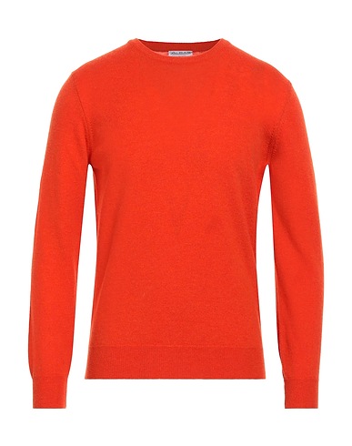ALBAS Sweater Orange 100% Wool