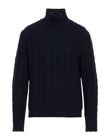 MASSIMO ALBA Turtleneck BLU NOTTE 80% Wool, 20% Cashmere