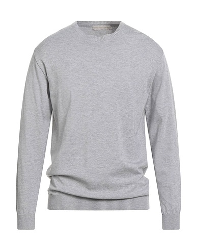 OFFICINE DEL CASHMERE Jumper Light grey 68% Polyacrylic, 19% Merino Wool, 10% Polyamide, 3% Elastane