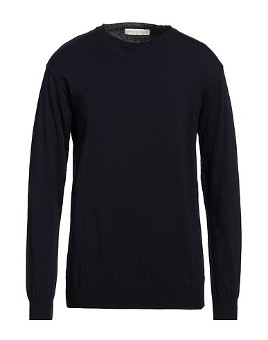 OFFICINE DEL CASHMERE Jumper Midnight blue 68% Polyacrylic, 19% Merino Wool, 10% Polyamide, 3% Elastane