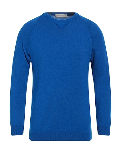 OFFICINE DEL CASHMERE Pullover Königsblau 68% Polyacryl, 19% Merinowolle, 10% Polyamid, 3% Elastan