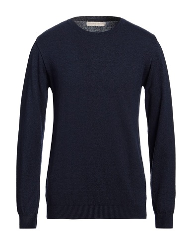 OFFICINE DEL CASHMERE Pullover Bleu nuit 45% Viscose, 25% Laine, 25% Polyamide, 5% Cachemire