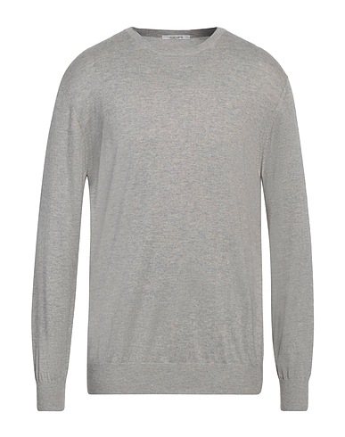 KANGRA Jumper Light grey 85% Silk, 15% Cotton