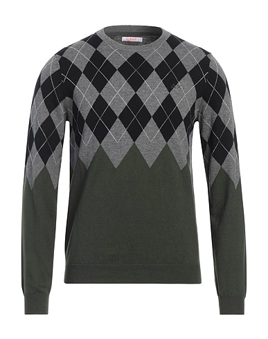SUN 68 Pullover Grau 50% Merinowolle, 50% Baumwolle