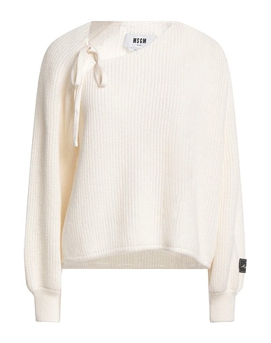 MSGM Sweater Off white 70% Wool, 30% Cashmere