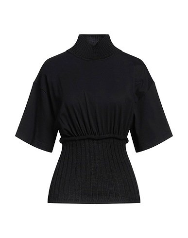 MM6 MAISON MARGIELA Polo neck Black 50% Acrylic, 50% Wool