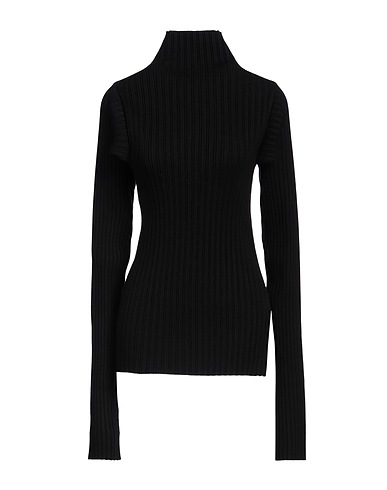 PHILOSOPHY di LORENZO SERAFINI Polo neck Black 68% Viscose, 32% Polyester, Polyamide, Elastane