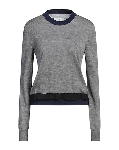 MAISON MARGIELA Pullover Grigio 95% Lana, 5% Cotone, Acetato, Poliammide, Seta
