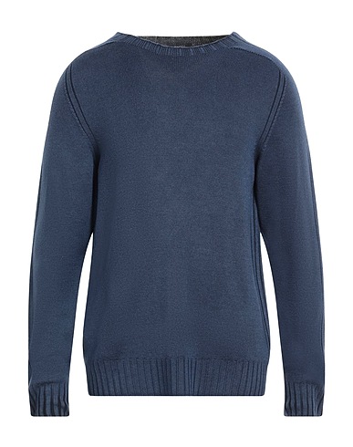 04651/A TRIP IN A BAG Pullover Blu notte 100% Lana Vergine