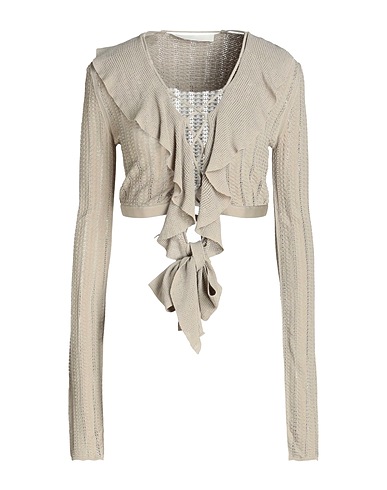 DION LEE Cardigan Tortora 80% Viscosa, 20% Nylon