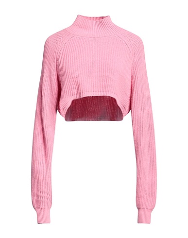 MOSCHINO JEANS Rollkragenpullover Rosa 35% Polyamid, 30% Viskose, 30% Wolle, 5% Kaschmir