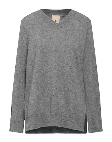 SIR-VICE Pullover Grigio 55% Lana, 45% Cachemire