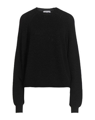 MOSCHINO JEANS Sweater Black 35% Polyamide, 30% Viscose, 30% Wool, 5% Cashmere