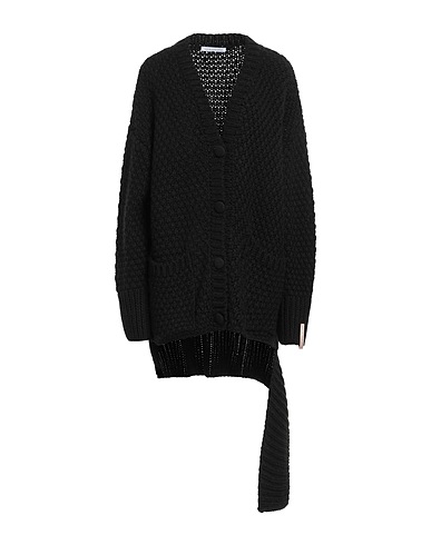 MAR DE MARGARITAS Cardigan Black 75% Acrylic, 10% Wool, 10% Viscose, 5% Alpaca wool