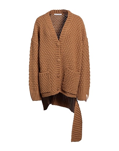 MAR DE MARGARITAS Cardigan Camel 75% Acrylic, 10% Wool, 10% Viscose, 5% Alpaca wool