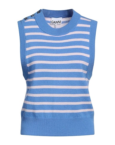 GANNI Jumper Sky blue 70% Merino Wool, 30% Cashmere