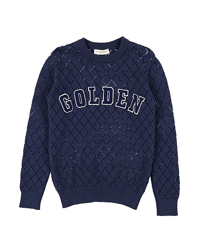 GOLDEN GOOSE Sweater Midnight blue 100% Cotton, Acrylic, Wool, Viscose, Polyester