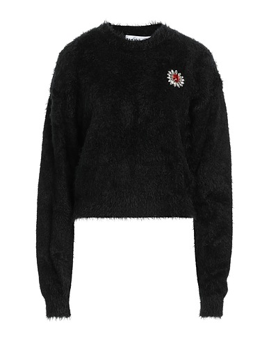 MOSCHINO Jumper Black 100% Polyamide, Elastane
