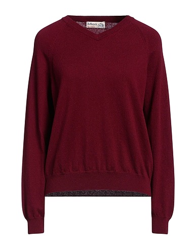 BALLANTYNE Cashmere blend Burgundy 100% Cashmere