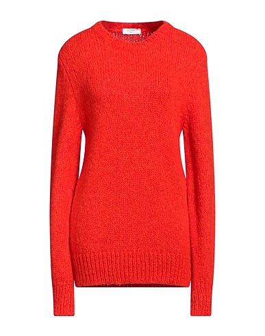 BECOME Pullover Orange 55% Acryl, 25% Wolle, 10% Synthetische Fasern, 5% Mohairwolle, 5% Alpakawolle