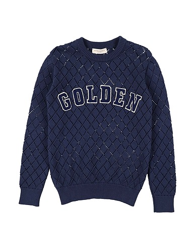 GOLDEN GOOSE Pullover Nachtblau 100% Baumwolle, Acryl, Wolle, Viskose, Polyester