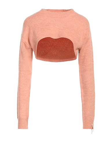 MAR DE MARGARITAS Shrug Pink 60% Acrylic, 14% Polyamide, 10% Polyester, 8% Viscose, 8% Wool