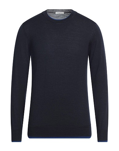 PAOLO PECORA Jumper Midnight blue 100% Virgin Wool