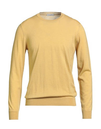PAOLO PECORA Pullover Senape 100% Lana Vergine