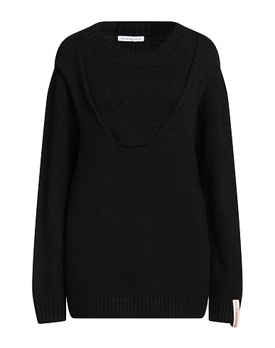 MAR DE MARGARITAS Jumper Black 60% Acrylic, 14% Polyamide, 10% Polyester, 8% Viscose, 8% Wool