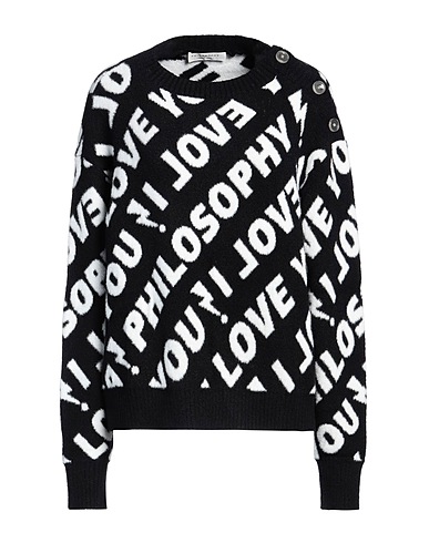 PHILOSOPHY di LORENZO SERAFINI Pullover Nero 100% Poliammide