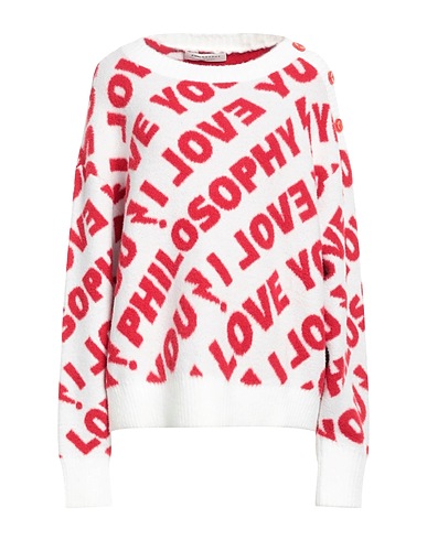 PHILOSOPHY di LORENZO SERAFINI Jumper White 100% Polyamide