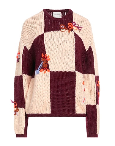 FORTE_FORTE Pullover Rosa chiaro 46% Lana Vergine, 37% Cotone, 11% Poliammide, 3% Acrilico, 3% Lana mohair