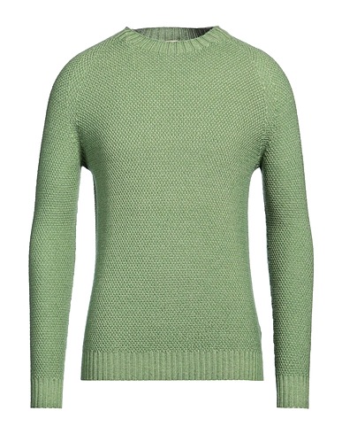 H953 Pullover Grün 100% Merinowolle