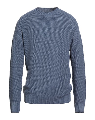 H953 Jumper Slate blue 100% Merino Wool