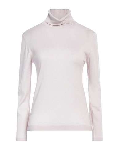 PUROTATTO Polo neck Light pink 70% Silk, 30% Cashmere