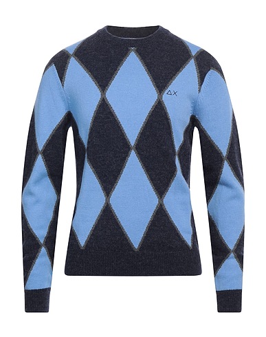SUN 68 Jumper Light blue 51% Wool, 20% Polyamide, 18% Viscose, 8% Alpaca wool, 3% Cashmere