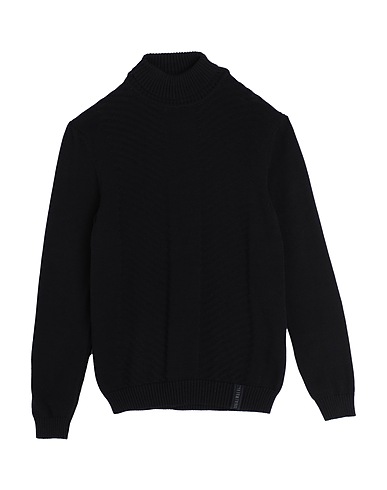 BIKKEMBERGS Turtleneck Black 100% Cotton