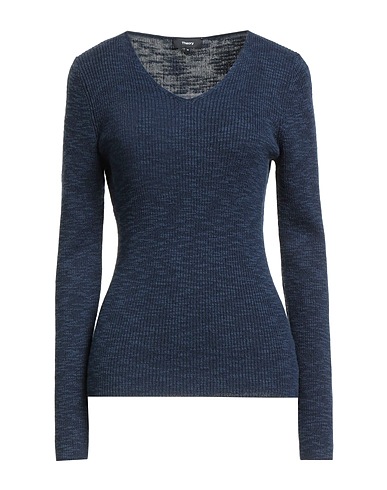 THEORY Jumper Navy blue 74% Cotton, 26% Viscose