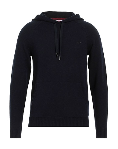 SUN 68 Sweater Midnight blue 50% Merino Wool, 35% Viscose, 10% Polyamide, 5% Cashmere