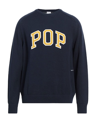 POP TRADING COMPANY Jumper Navy blue 100% Cotton