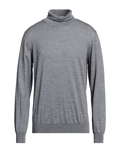 SIMON GRAY. Polo neck Grey 100% Merino Wool